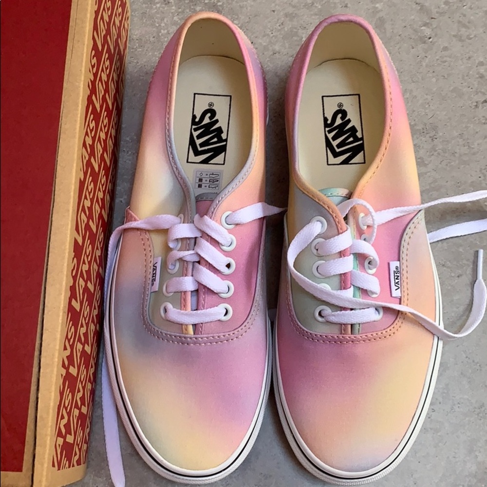 Vans tie dye shoes